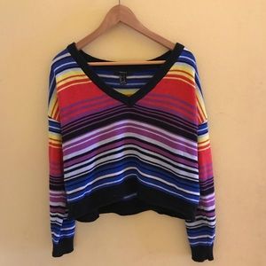 a cute v-neck cropped sweater 💗🌻